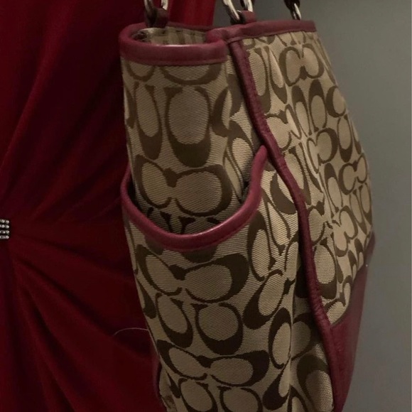 Coach Signature Tote (Cross Posted)                           SOLD - Picture 5 of 5